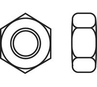 TOOLCRAFT 88 80 21 Écrou hexagonal M1 DIN 934 acier galvanisé 20 pc(s)