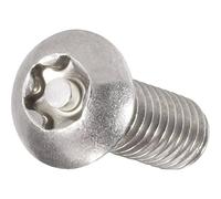 Toolcraft 888771 Lot de 10 vis à tête bombée M4 8 mm Profil en T avec tige en acier inoxydable A2