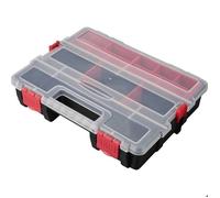 TOOLCRAFT Boîte de rangement (L x l x H) 285 x 225 x 60 mm Nombre de compartiments: 21 séparations variables Contenu 1