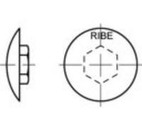 TOOLCRAFT Caches décoratifs plastique TO-5455056 200 pc(s)