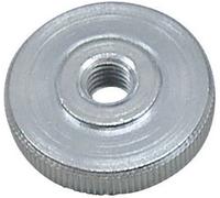 TOOLCRAFT DIN 467-5 ZN Écrou moleté M4 DIN 467 acier galvanisé 10 pc(s)