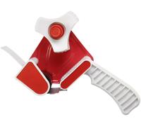 TOOLCRAFT Distributeur de ruban d'emballage rouge, blanc Largeur du rouleau (max.): 50 mm Longueur du rouleau (max.) 66 m