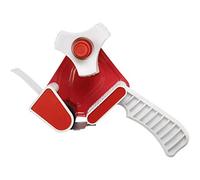 TOOLCRAFT Distributeur de ruban d'emballage rouge, blanc Largeur du rouleau (max.): 50 mm Longueur du rouleau (max.) 66 m