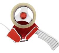 TOOLCRAFT Distributeur de ruban d'emballage rouge, blanc Largeur du rouleau (max.): 50 mm Contenu: 1