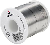 TOOLCRAFT Étain à souder sans plomb bobine Sn99,3Cu0,7 ROL1 250 g 0.5 mm