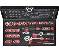 TOOLCRAFT Jeu de clés à douille métrique 1/4 (6.3 mm) 36 pièces 826363