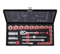 TOOLCRAFT Jeu de clés à douille métrique 3/8" (10 mm) 23 pièces 826373