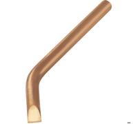 Toolcraft Panne de fer à souder KB-100 - forme de burin, coudée 10 mm, longueur 145 mm