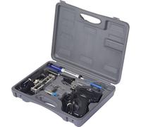 TOOLCRAFT Kit de fer à souder SK 3000 | Pistolet à souder rapide 100 W | Fer à souder manuel 30 W avec troisième main | Pompe à dessouder | Dans un coffret à souder compact pour un rangement optimal.