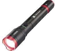 TOOLCRAFT Lampe de poche réglable, taille du point réglable, avec mode stroboscope, avec interface USB batteries Li-ions ou