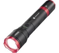 TOOLCRAFT Lampe portative réglable, taille du point réglable, avec mode stroboscope, avec interface USB batteries Li-ions ou