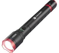 TOOLCRAFT Lampe portative réglable, taille du point réglable, avec mode stroboscope, avec interface USB batteries Li-ions ou