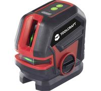 TOOLCRAFT Laser en croix Laser vert, autonivelant Portée (max.): 30 m