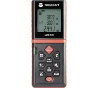 TOOLCRAFT LDM X40 Télémètre Laser I Télémètre 40 m I Mesure précise I Appareil de Mesure Laser I Télémètre numérique I Télémètre Laser de Construction I