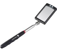 TOOLCRAFT Miroir d'inspection avec éclairage LED, extractiible Taille du miroir: (l x H) 50 mm x 80 mm