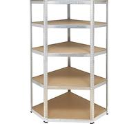 TOOLCRAFT Module d'angle pour étagère de Stockage KPW77 175 kg (l x H x P) 700 x 1800 x 700 mm métal, MDF galvanisé, AR