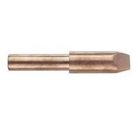 TOOLCRAFT Panne de fer à souder forme de burin Taille de la panne 25.5 mm Contenu G