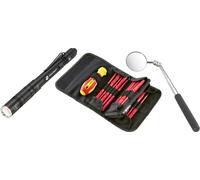 TOOLCRAFT pour l'électronique et la mécanique de précision, pour électricien, VDE, pour l'atelier Set d'inspection vis à fente