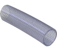TOOLCRAFT PVC.Gewebeschlauch 538884 19.2 mm 3/4 pouce Marchandise vendue au mètre transparent Tuyau textile