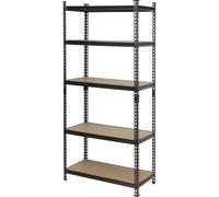 TOOLCRAFT Rayonnage Lourd TO-9919458 120 kg (l x H x P) 800 x 1800 x 400 mm métal, Fibres dures Anthracite/Noir