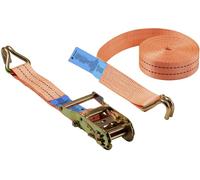 TOOLCRAFT Sangle de serrage double Force de traction LC : arrimage plaquant (simple/direct)=1500 daN (L x l) 8000 mm x 38 mm à cliquet