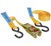 TOOLCRAFT Sangle de serrage double Force de traction LC : arrimage plaquant (simple/direct)=250 daN (L x l) 5 m x 25 mm à cliquet