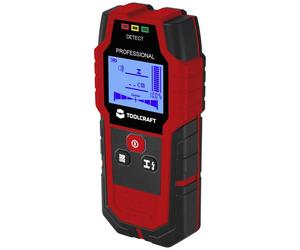 TOOLCRAFT Scanner mural TO-9627699 Profondeur de détection (max.) 12 m convient pour bois, métal ferreux, métal non ferreux