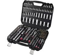 TOOLCRAFT Set dembouts et clés à douille 1/2, 1/4, 3/8 255 pièces TO-10674603