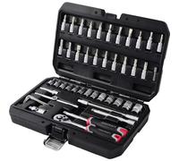 TOOLCRAFT Set d'embouts et clés à douille 1/4 48 pièces TO-10675383