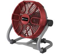 TOOLCRAFT TAWB-200 Ventilateur sans fil 26 W (Ø x H) 275 mm x 350 mm rouge, gris, noir témoin de contrôle LED, fonctionnement sur