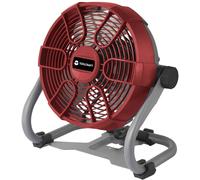 TOOLCRAFT TAWB-200 Ventilateur sans fil 26 W (Ø x H) 275 mm x 350 mm rouge, gris, noir témoin de contrôle LED, fonctionnement sur piles possible
