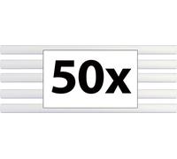 TOOLCRAFT TC-11200X50T Bâtons de colle Ø 11 mm x (L) 200 mm transparent 1000 g 50 pc(s)