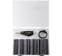 TOOLCRAFT TC-HSK-27 Kit de tourillonnage, SET de gaines thermorétractables avec mini-brûleur à gaz chaud 1300 °C.