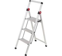 TOOLCRAFT TO-10104639 Alliage d'aluminium Escabeau double pliable, montage sans