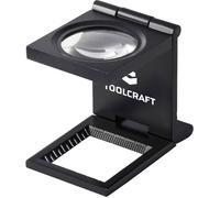 TOOLCRAFT TO-10182525 Compte-fils Grossissement: 6 x Lentille: (Ø) 28 mm