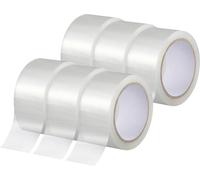 TOOLCRAFT TO-10187127 Ruban adhésif d'emballage transparent (L x l) 66 m x 50 mm 6 pc(s)