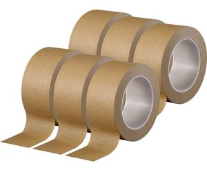 TOOLCRAFT TO-10194390 Ruban adhésif demballage marron (L x l) 50 m x 50 mm 6 pc(s)