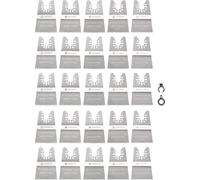 TOOLCRAFT TO-10258344 acier inoxydable Set outils multifonction 50 mm 20 pc(s)