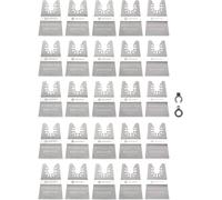 TOOLCRAFT TO-10258344 acier inoxydable Set outils multifonction 50 mm 20 pc(s)
