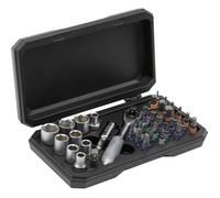 TOOLCRAFT TO-10351635 Boîte d'embouts avec mini cliquet embout