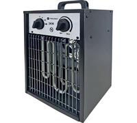 TOOLCRAFT TO-11189364 Radiateur de chantier soufflant 3000 W noir,argent