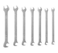 Toolcraft Jeu de clés plates doubles TO-4985421, 7 pièces (3–5,5 mm)