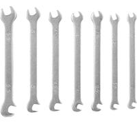 TOOLCRAFT TO-4985421 Jeu de clés plates doubles 7 pièces Ouverture de clé (métrique) 3 - 5.5 mm