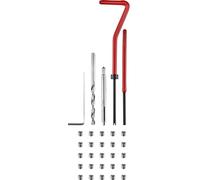 TOOLCRAFT TO-5016570 Jeu de galets de filetage 30 pièces M4