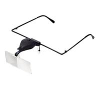 Toolcraft Lunettes-loupe avec éclairage LED TO-5137812 Grossissement 1,5×/2,5×/3,5× Lentille 74×35 mm
