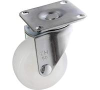 TOOLCRAFT TO-5137872 Roulette pivotante polyamide 50 mm avec plaque de fixation