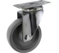 TOOLCRAFT TO-5137935 Roulette pivotante PP 100 mm avec plaque de fixation Capacité de charge (max.):