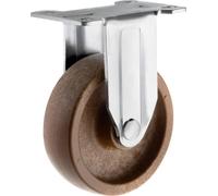 TOOLCRAFT TO-5137950 Roulette fixe en polyamide et fibres de verre 100 mm, avec système de blocage e