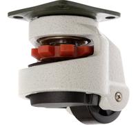TOOLCRAFT TO-5137962 Roulette pivotante réglable 50 mm avec plaque de fixation Capacité de charge (m