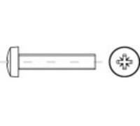 TOOLCRAFT TO-5375616 Vis à tête bombée M5 10 mm cruciforme acier inoxydable A4 500 pc(s)